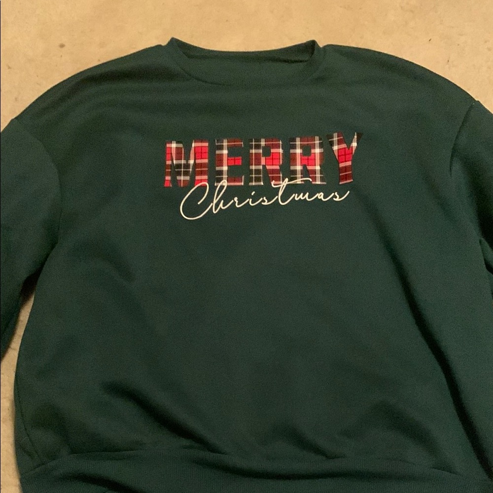 Green Merry Christmas Sweater